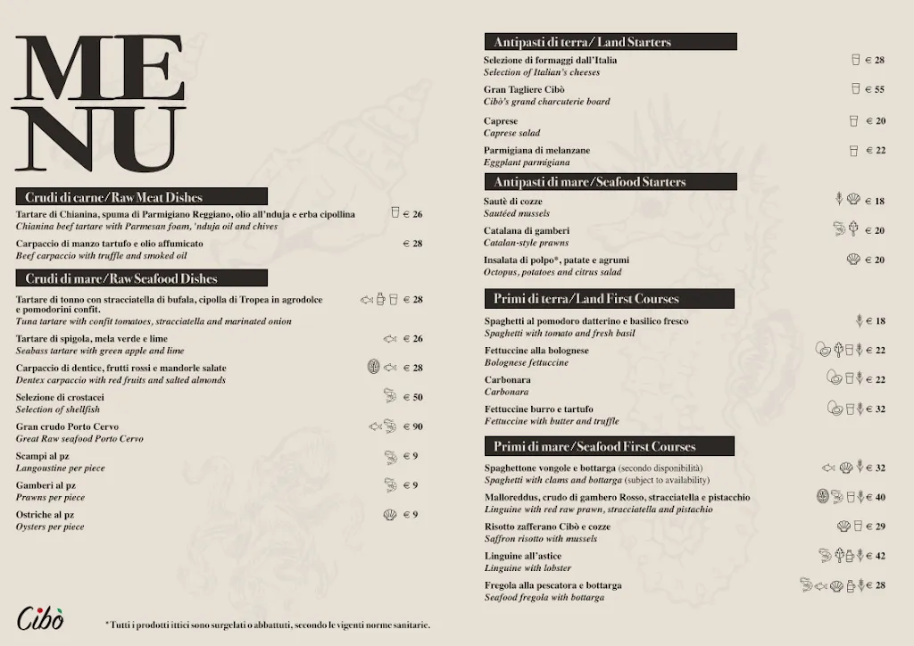 Menu_Cibò Porto Cervo_Porto Cervo_image_2