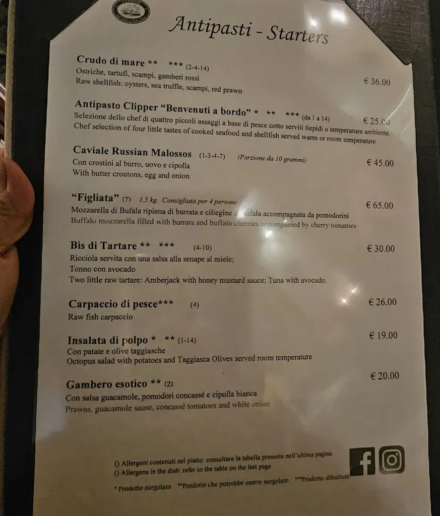 Menu_Clipper Porto Cervo_Porto Cervo_image_2