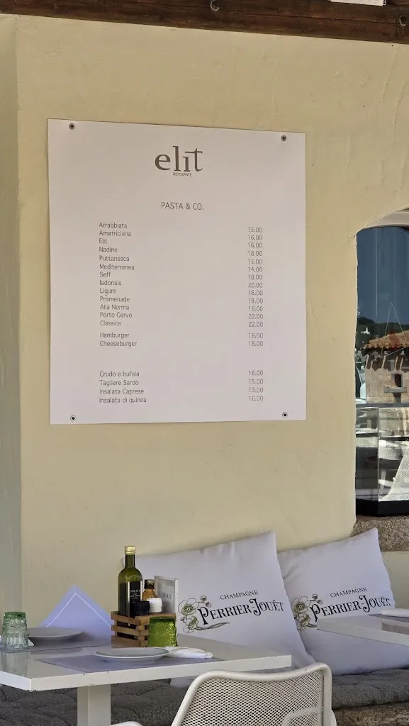 Menu_Elit Promenade Cafè_Porto Cervo_image_1