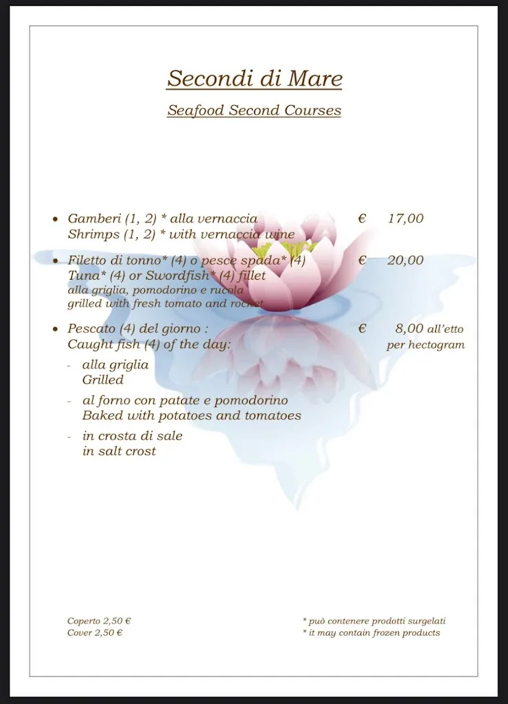 Menu_Trattoria da Patrizia_Porto Cervo_image_2