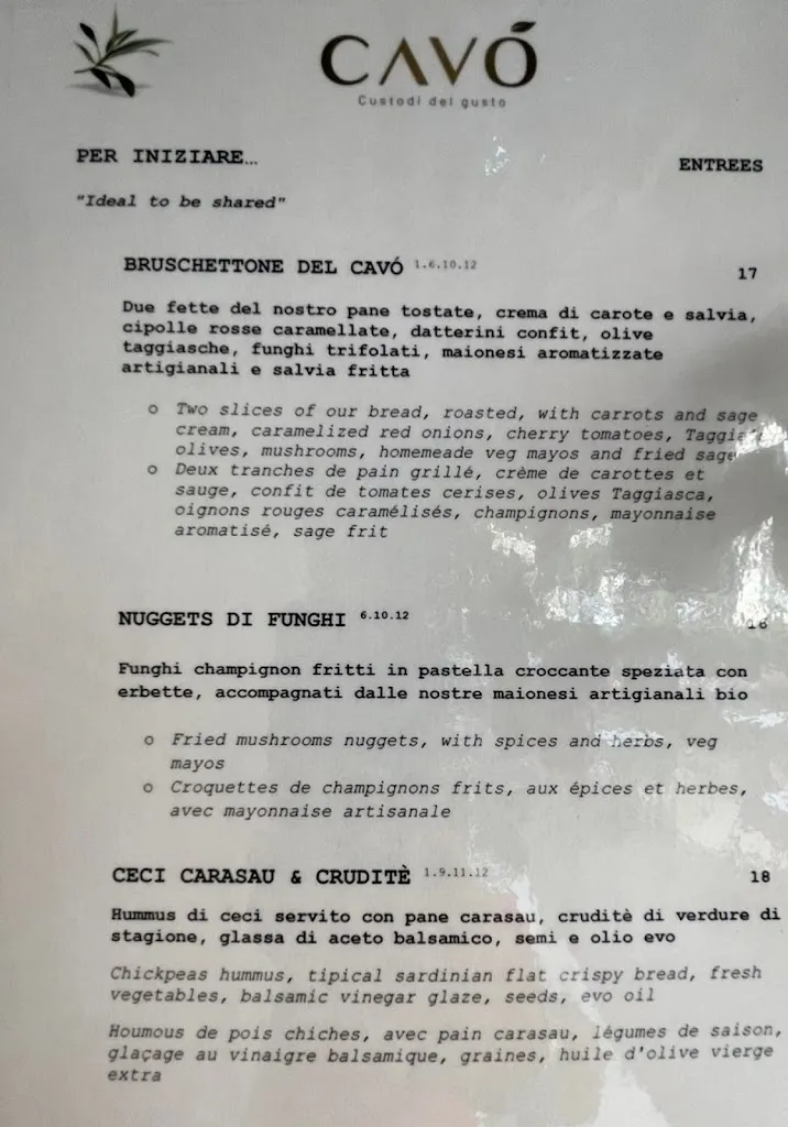 Menu_Cavò Bistrot_Provincia di Cagliari_image_2