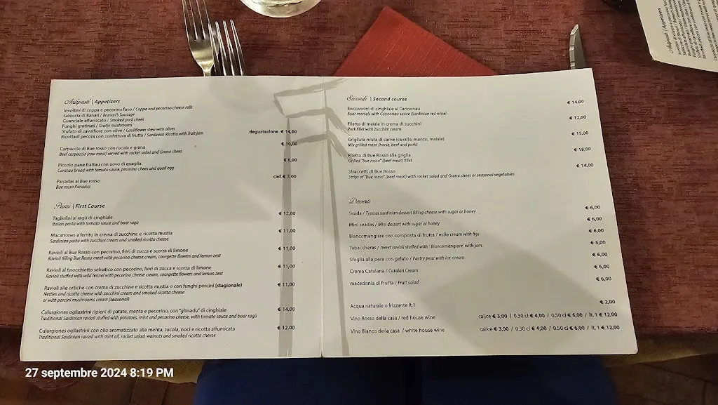 Menu_Il Vecchio Mulino_Provincia di Sassari_image_2