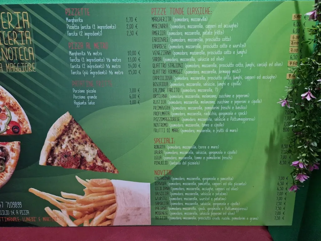 Menu_Piazza Maggiore - Pizzeria, Rosticceria, Paninoteca_Pozzomaggiore_image_1