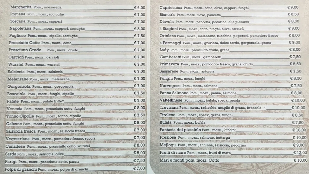 Menu_Pizzeria Domus La Roccia_Pozzomaggiore_image_1