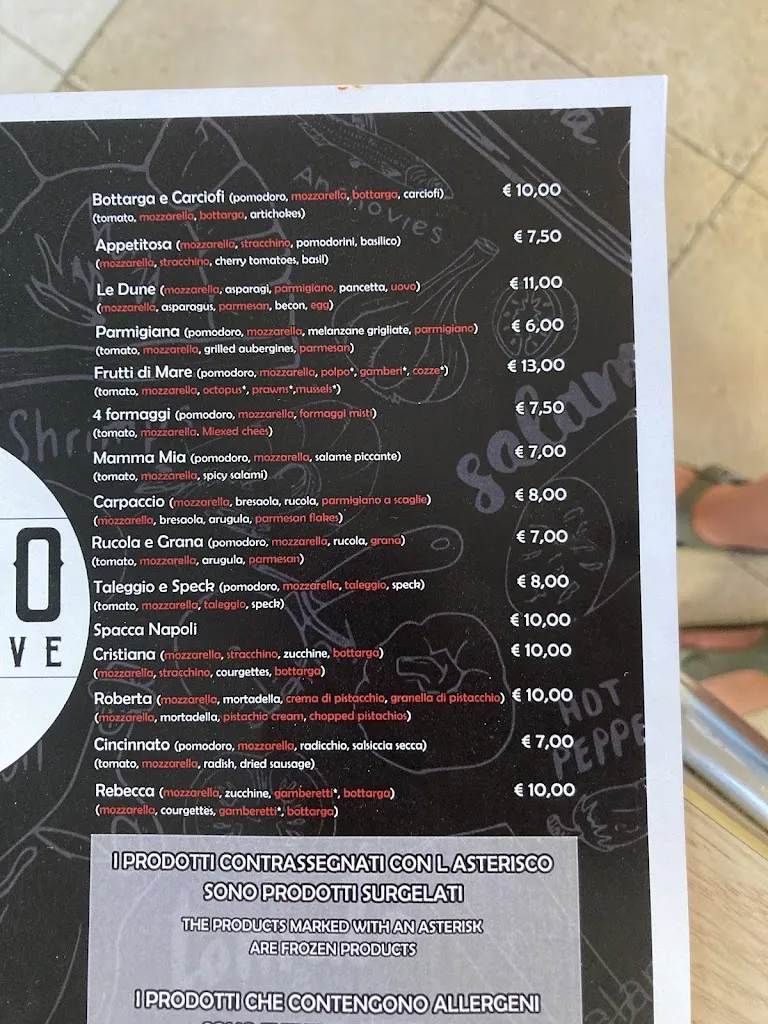 Menu_Pizzeria Civico Diciannove_Riola Sardo_immagine_2