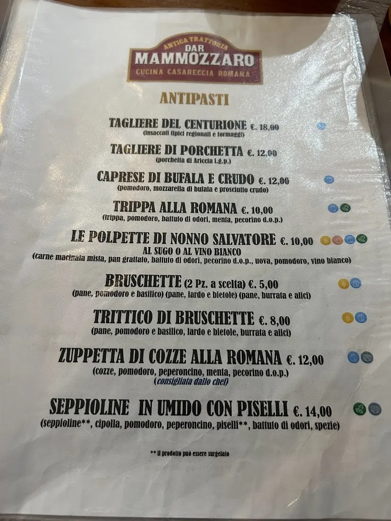 Menu_Antica Trattoria Dar Mammozzaro _Quartucciu_image_2
