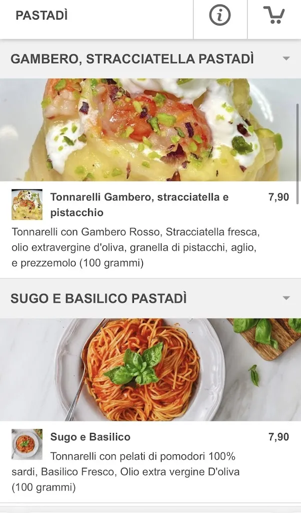 Menu_Pastadì - Tutti i Giorni è Carbo-Day_Quartucciu_immagine_3