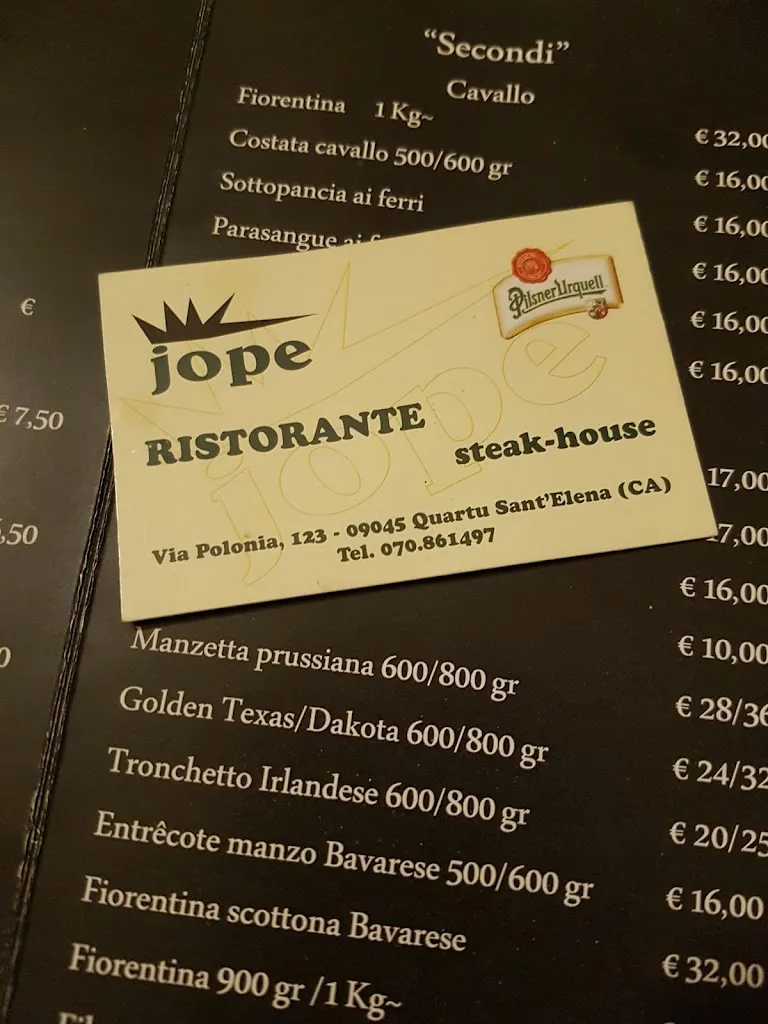 Menu_Jope Ristorante Steak House_Quartu Sant'Elena_image_1