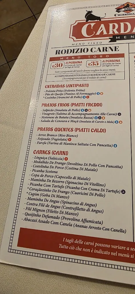 Menu_Toro Churrascaria Quartu Sant'Elena_Quartu Sant'Elena_image_1