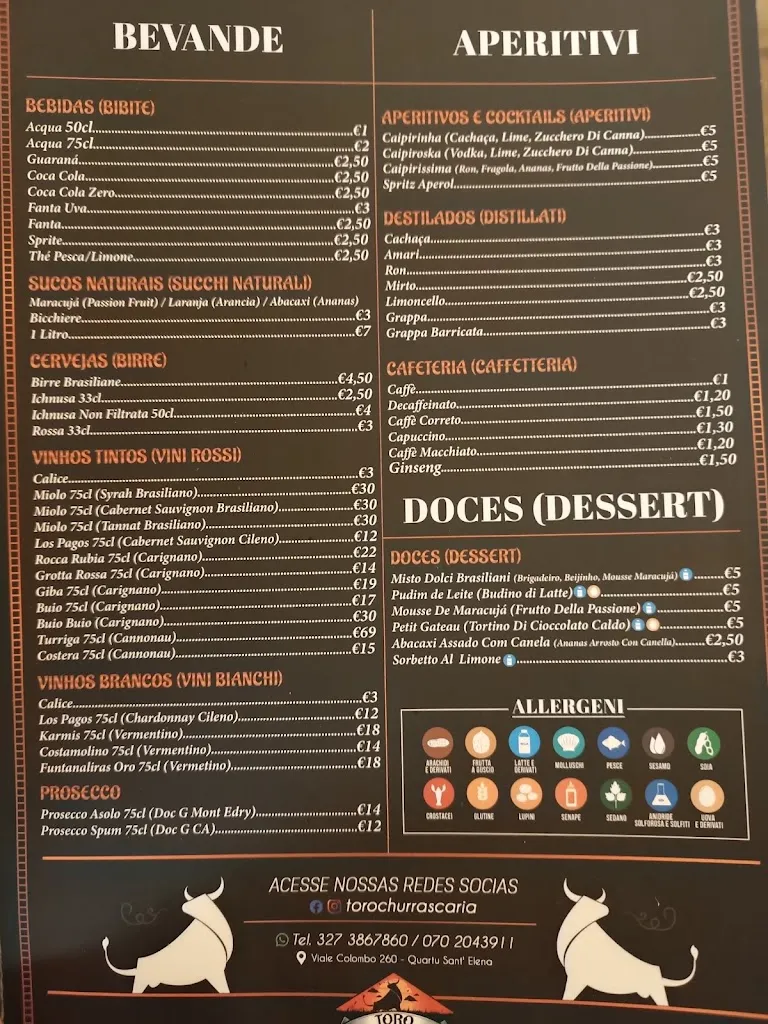 Menu_Toro Churrascaria Quartu Sant'Elena_Quartu Sant'Elena_image_3
