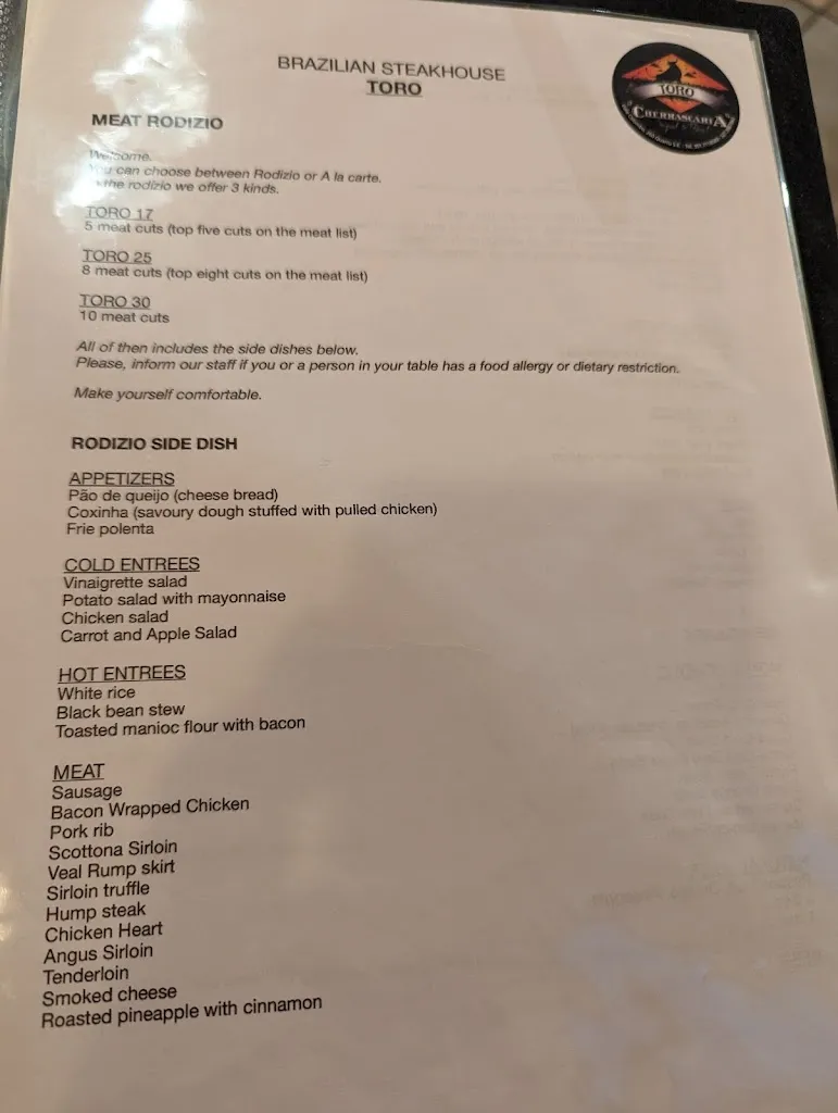 Menu_Toro Churrascaria Quartu Sant'Elena_Quartu Sant'Elena_image_4