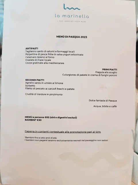 Menu_Ristorante La Marinella_Quartu Sant'Elena_image_1