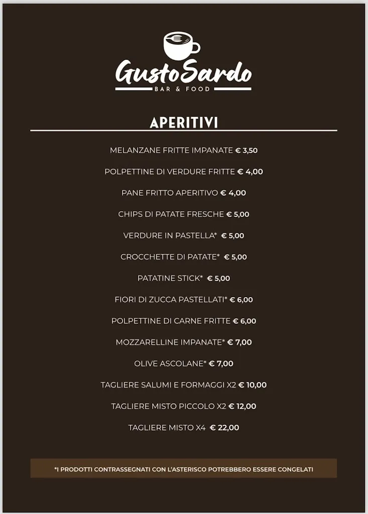 Menu_Gusto Sardo Bar_Restaurant_Quartu Sant'Elena_immagine_3
