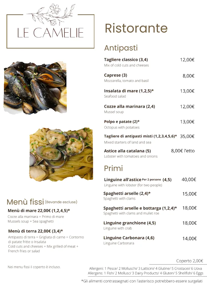 Menu_Ristorante Pizzeria Le Camelie_Quartu Sant'Elena_image_4