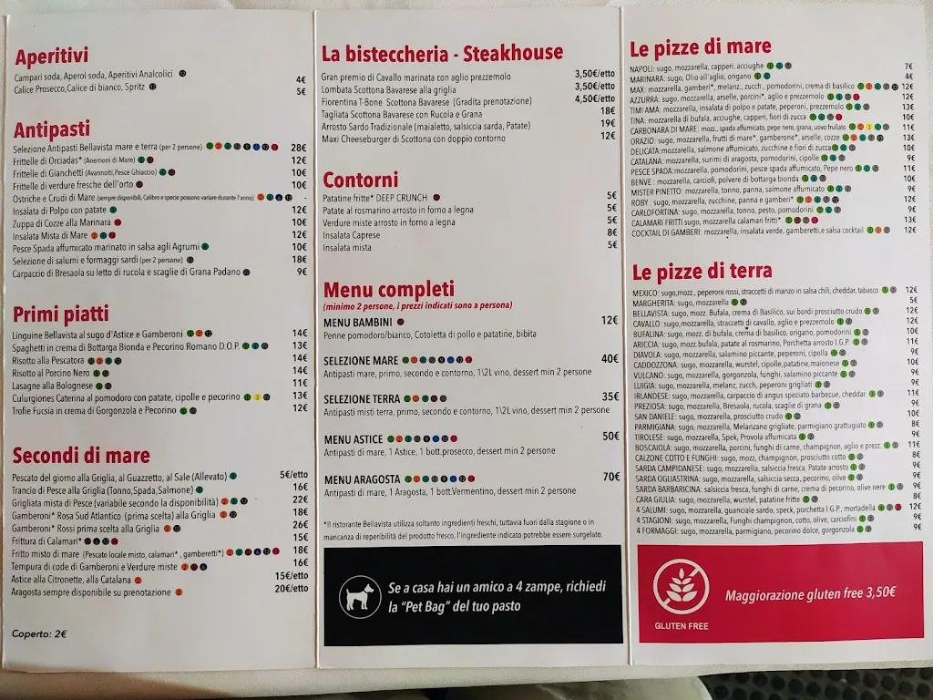 Menu_Bellavista Ristorante Pizzeria_Quartu Sant'Elena_image_1