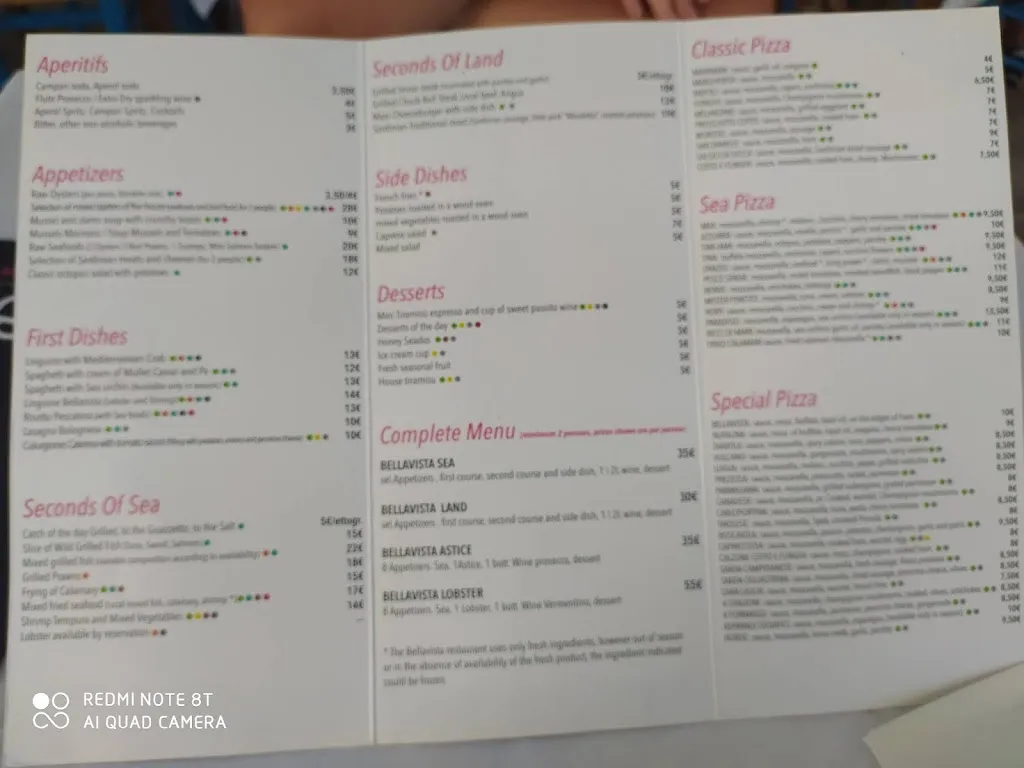 Menu_Bellavista Ristorante Pizzeria_Quartu Sant'Elena_image_4