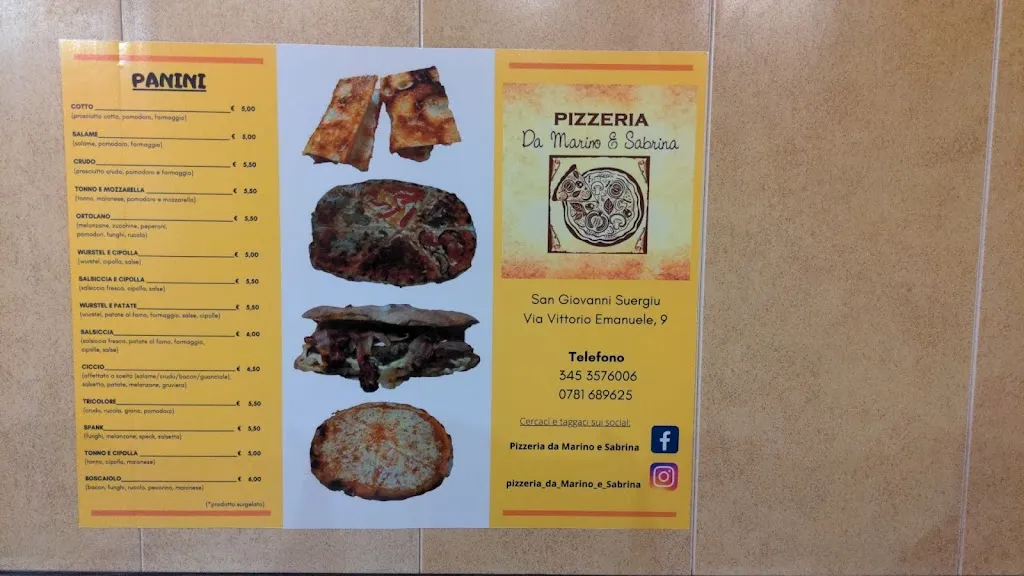 Menu_Pizzeria Diana Marino e Lentini Sabrina_San Giovanni Suergiu_image_4