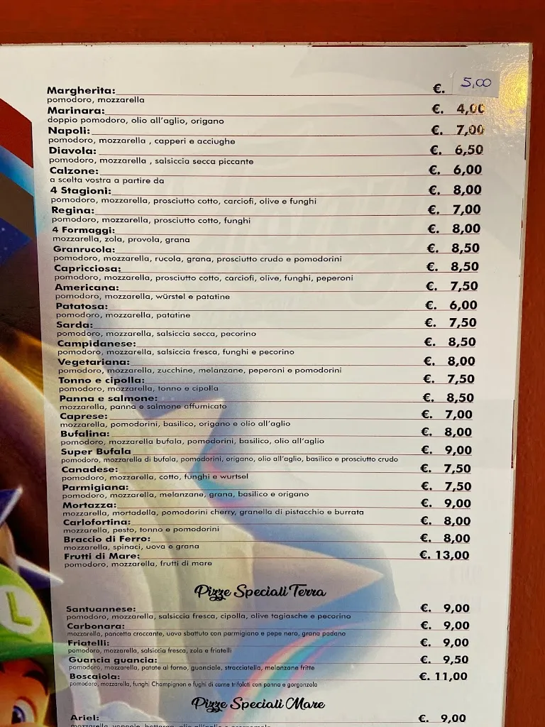 Menu_Pizzeria da Tony_San Giovanni Suergiu_image_1