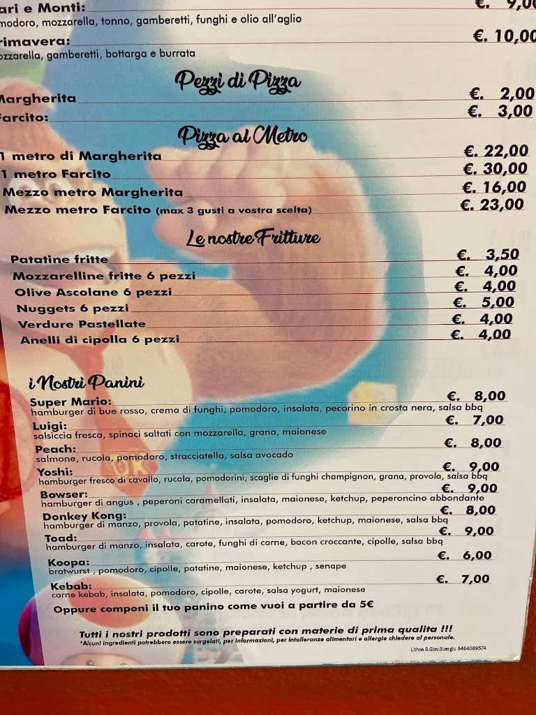 Menu_Pizzeria da Tony_San Giovanni Suergiu_image_2