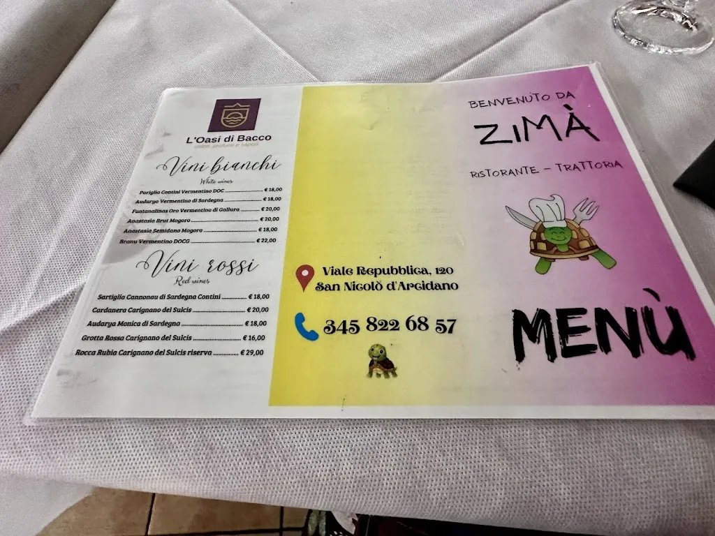 Menu_Ristorante Trattoria Zimà_San Nicolò d'Arcidano_image_3