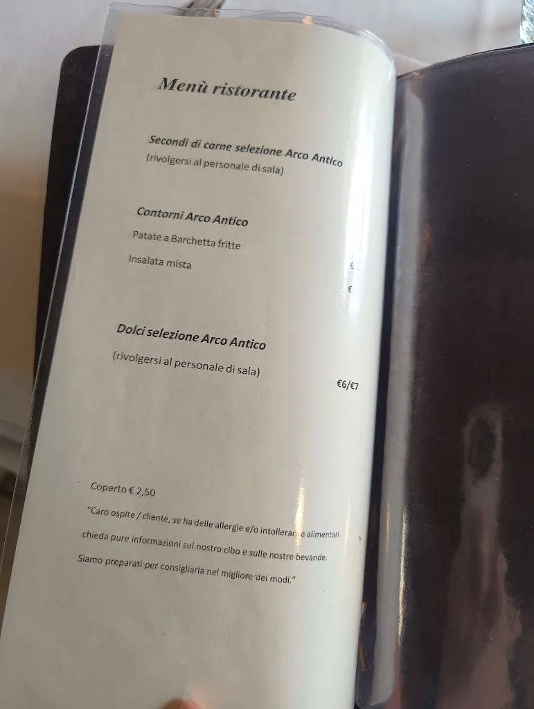 Menu_Ristorante Arco Antico - Ginosa/Marina di Ginosa_Ginosa_immagine_2