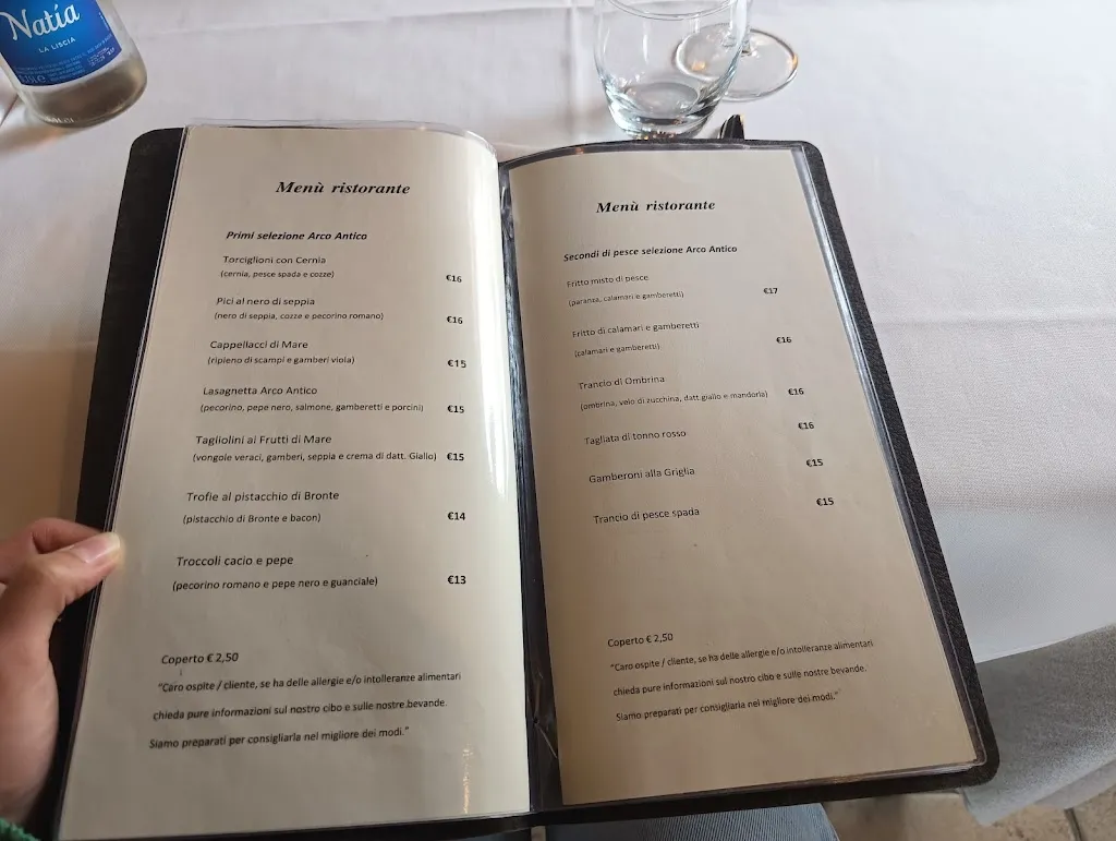 Menu_Ristorante Arco Antico - Ginosa/Marina di Ginosa_Ginosa_immagine_3