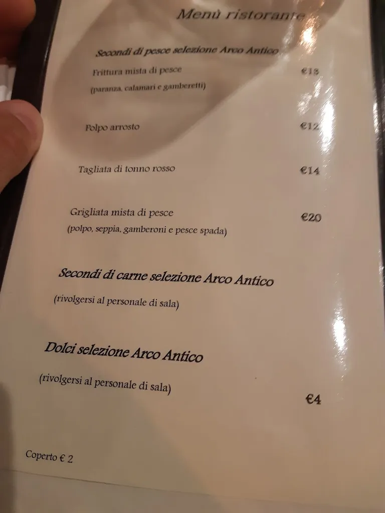 Menu_Ristorante Arco Antico - Ginosa/Marina di Ginosa_Ginosa_immagine_4