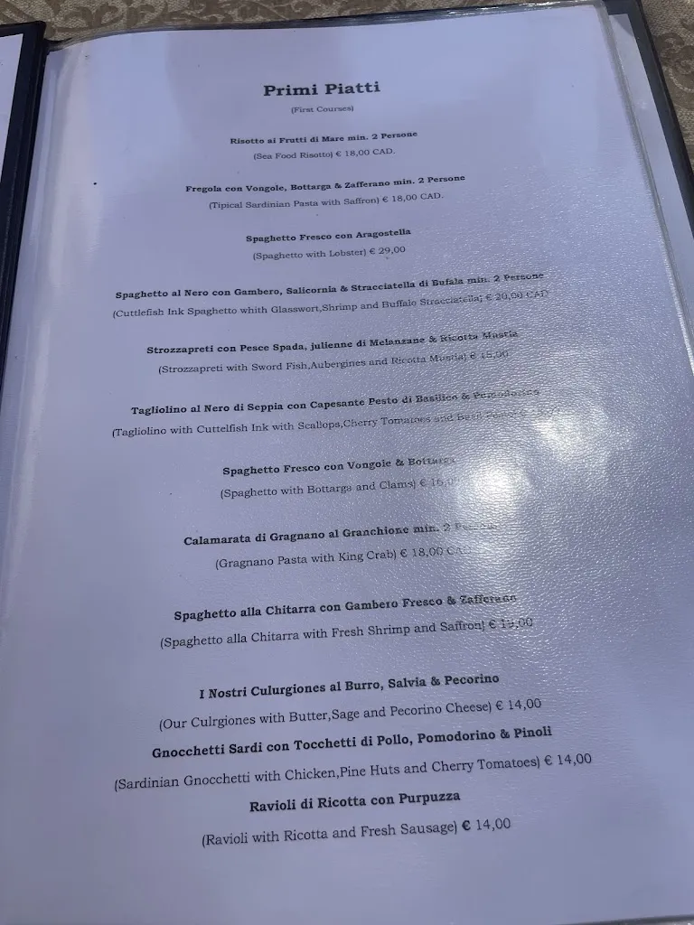 Menu_Ristorante Il Cicchetto_Porto Torres_immagine_1