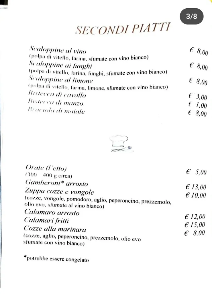 Menu_Trattoria La Tana_Porto Torres_image_1