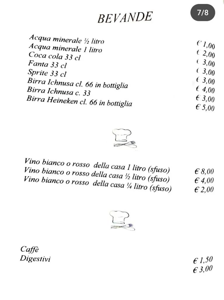 Menu_Trattoria La Tana_Porto Torres_image_2