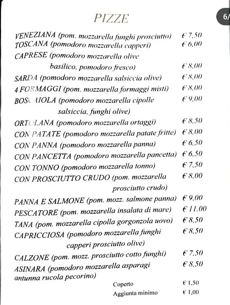 Menu_Trattoria La Tana_Porto Torres_image_3