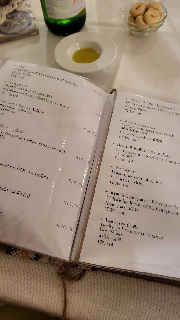 Menu_Villa 58 Country Restaurant_Ginosa_image_1