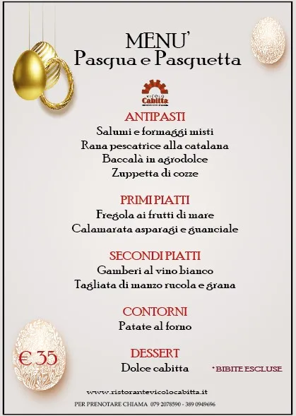 Menu_Ristorante Pizzeria Vicolo Cabitta_Porto Torres_image_1