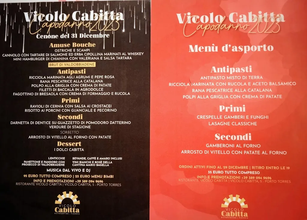 Menu_Ristorante Pizzeria Vicolo Cabitta_Porto Torres_image_2