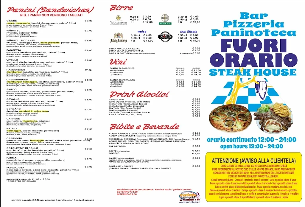 Menu_FUORI ORARIO BAR PIZZERIA_Porto Torres_image_4