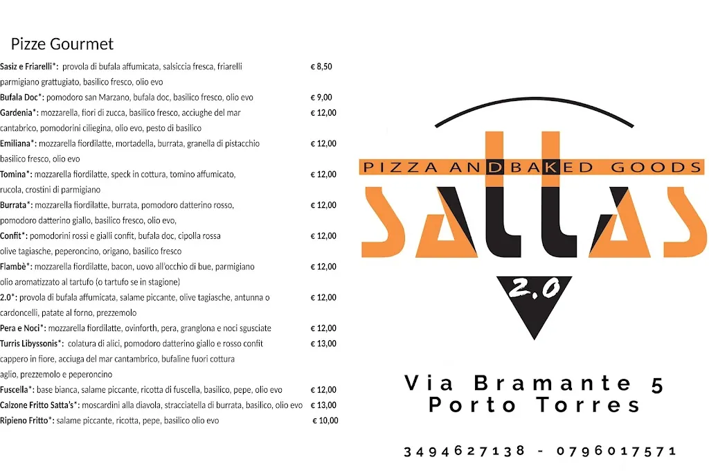 Menu_Pizzeria Sattas 2.0_Porto Torres_image_1