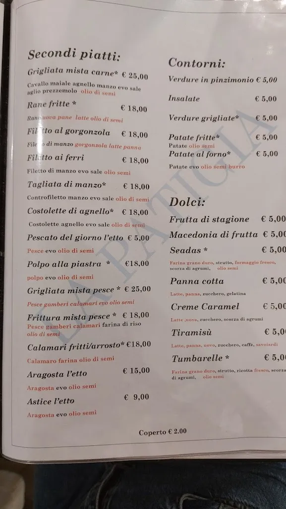 Menu_La Patigia_Porto Torres_image_3