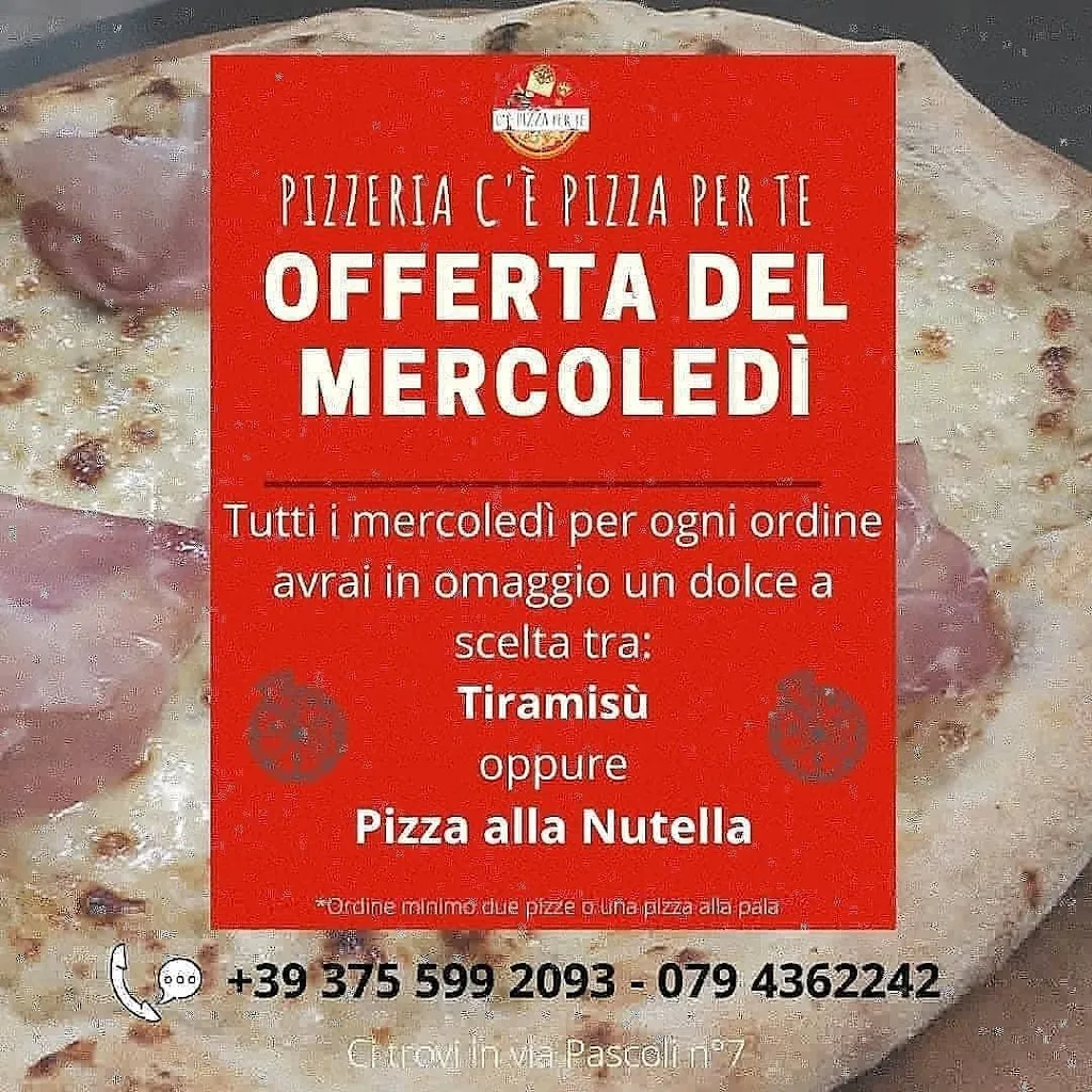 Menu_Pizzeria C'è Pizza Per Te_Porto Torres_image_2