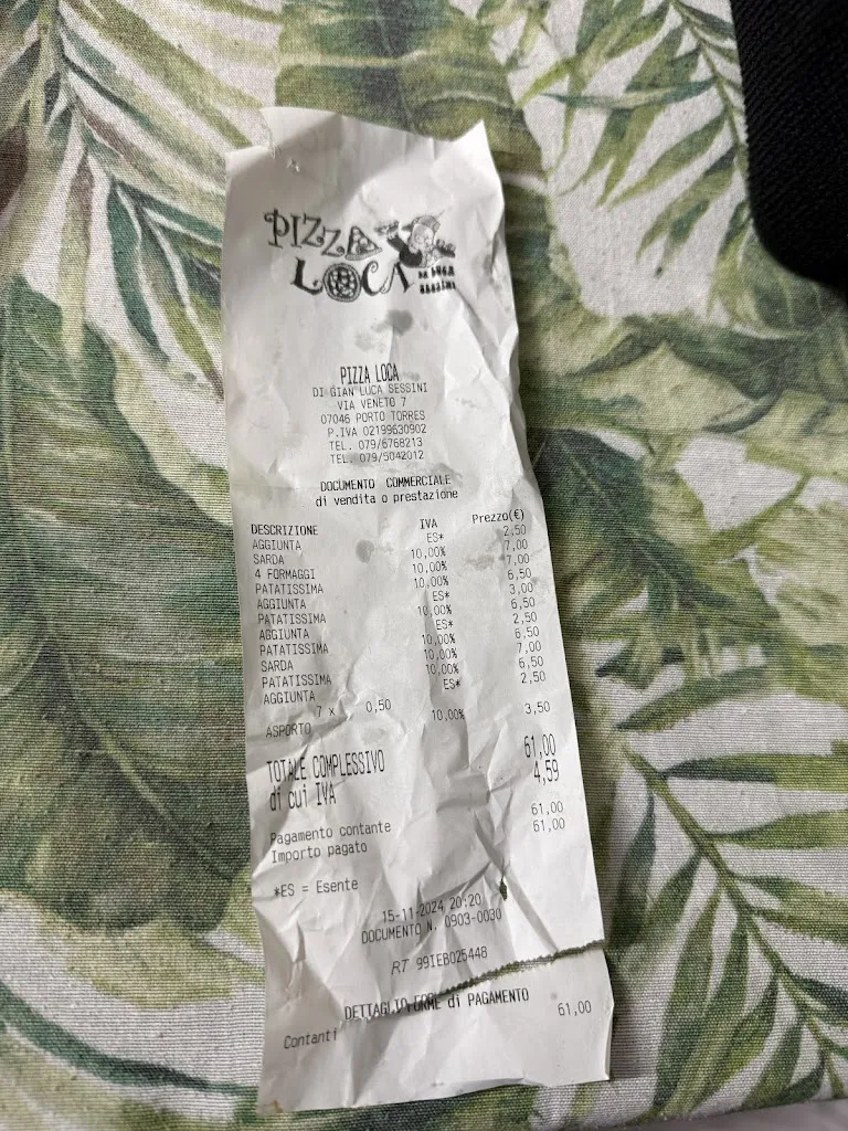 Giulia Garzetta_Pizzeria Paninoteca | Pizza Loca di Sessinni Gian Luca_Porto Torres_recensione