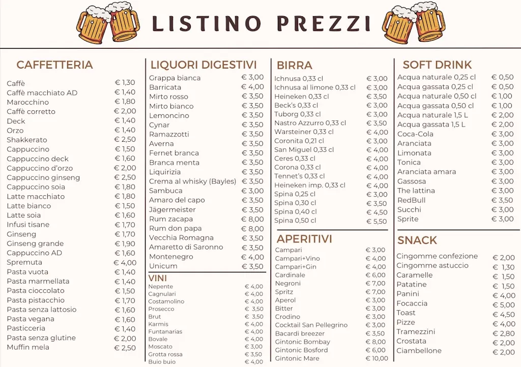 Menu_BAR ARTEMISIA_Porto Torres_image_1