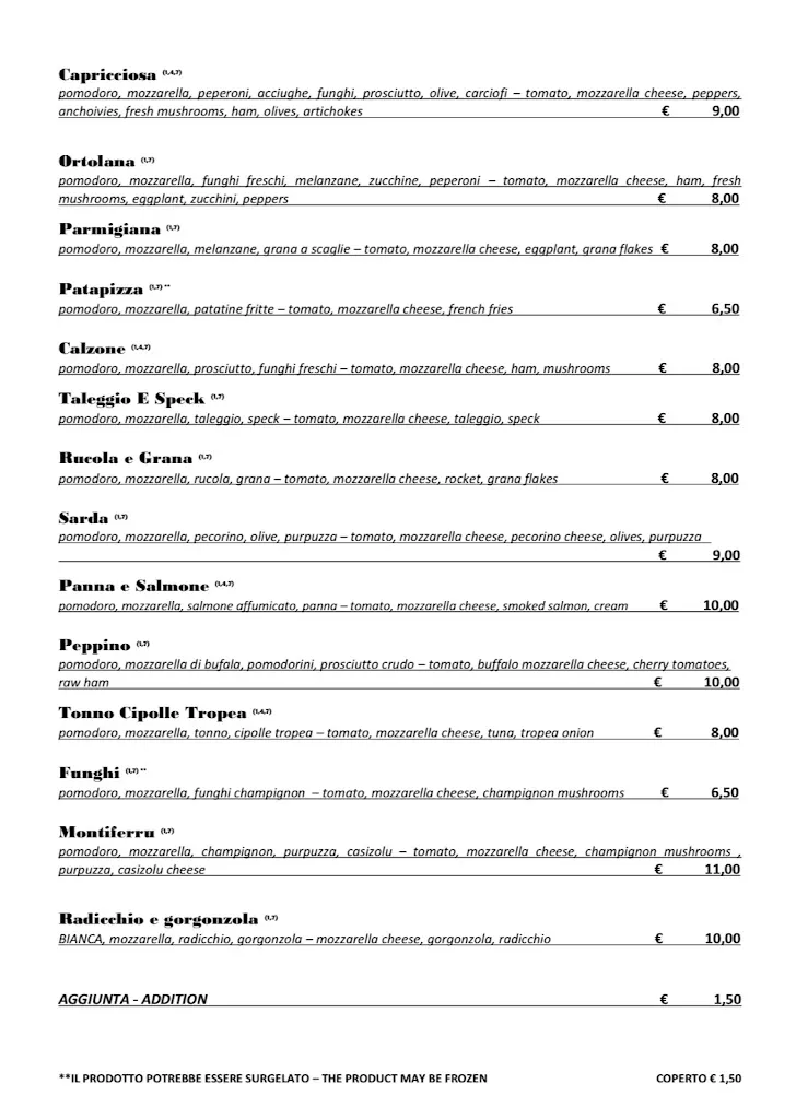 Menu_Il Nuraghe Sport & Food - Futsal Bar Pizzeria_San Vero Milis_image_4