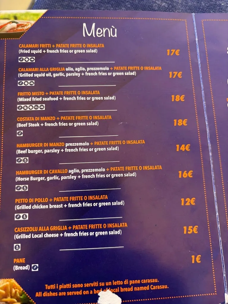 Menu_Bar ristorante Barracuda beach_San Vero Milis_image_1