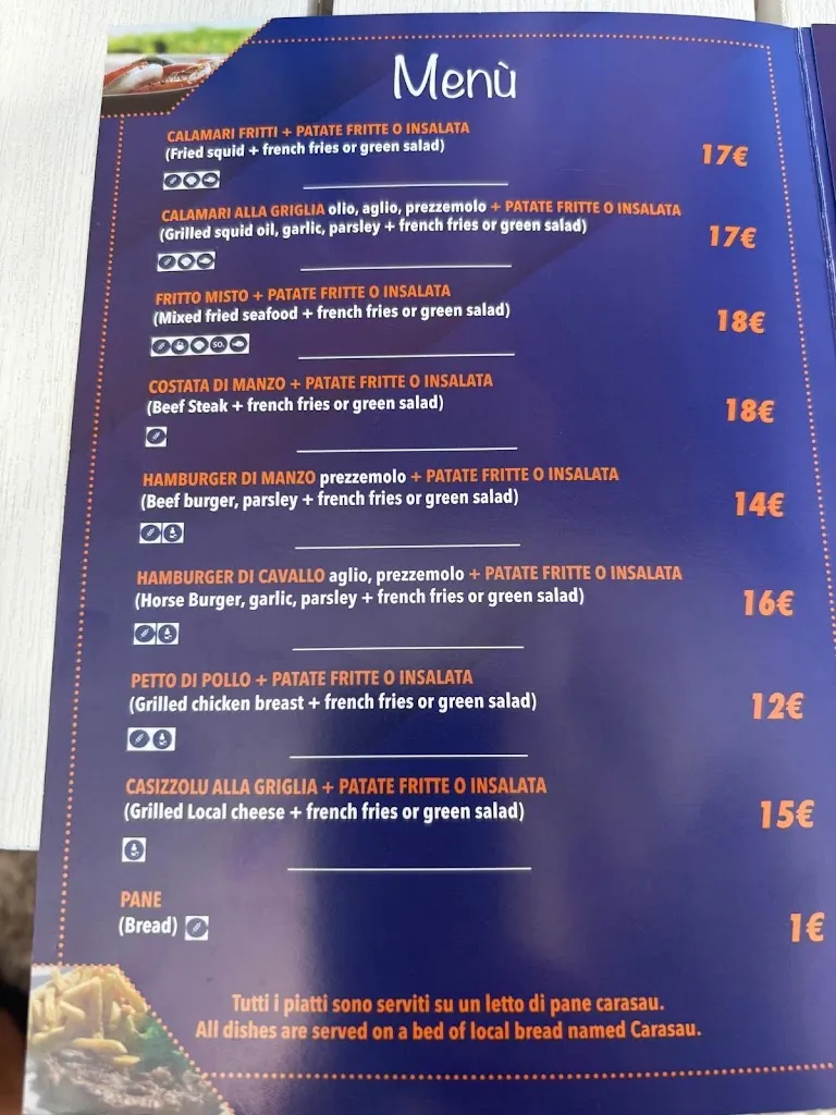 Menu_Bar ristorante Barracuda beach_San Vero Milis_image_2