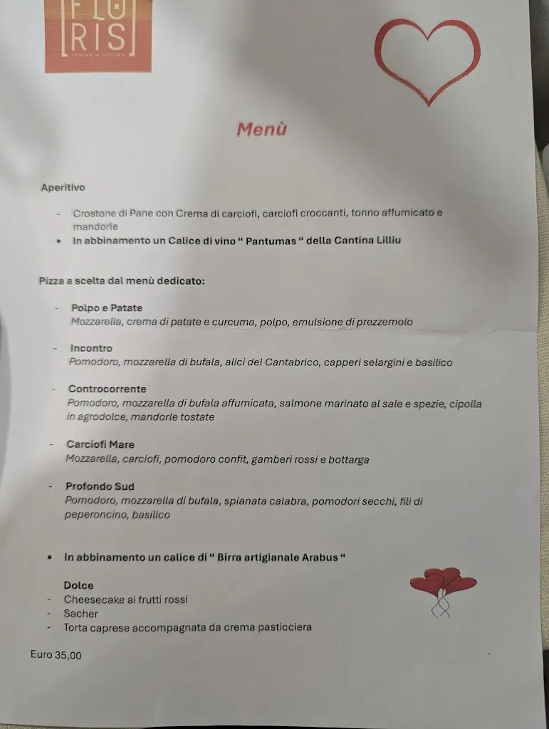 Menu_Floris farina & cucina_Sanluri_image_1