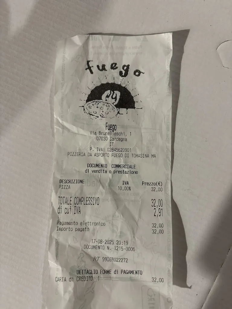 Gonzalo_Pizzeria Fuego_Sant'Antonio di Gallura_review