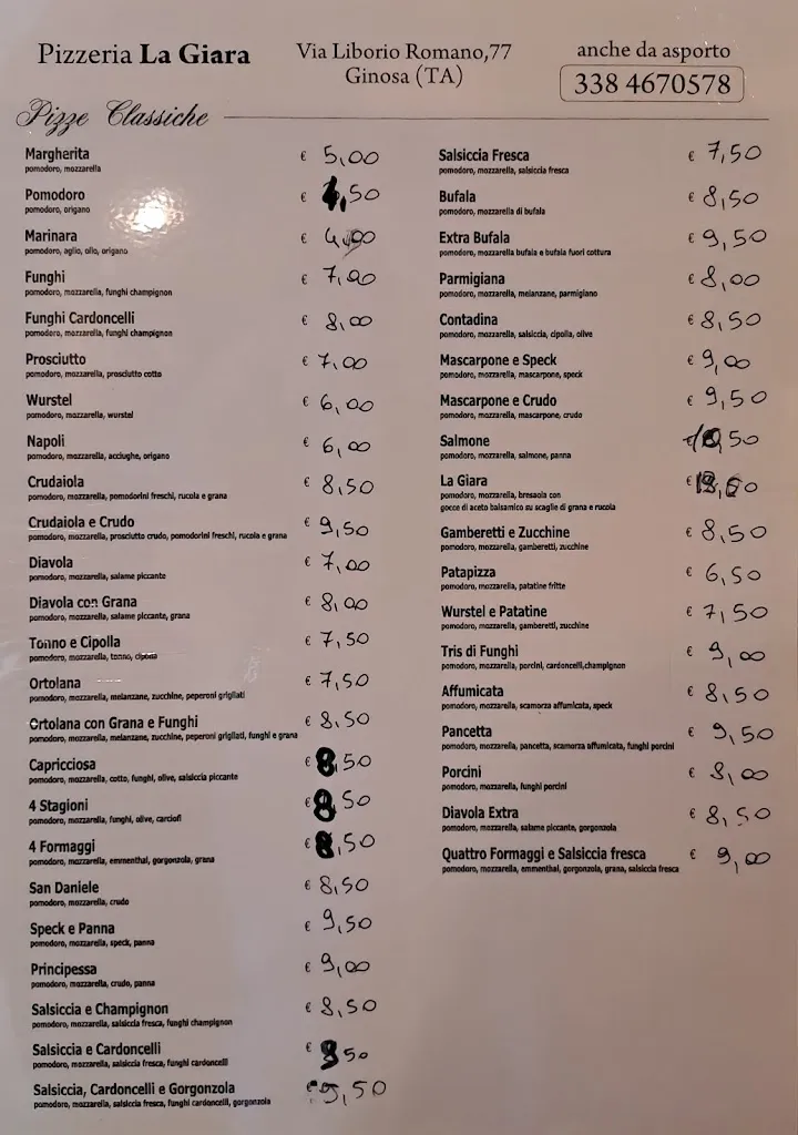 Menu_Pizzeria La Giara_Ginosa_image_1