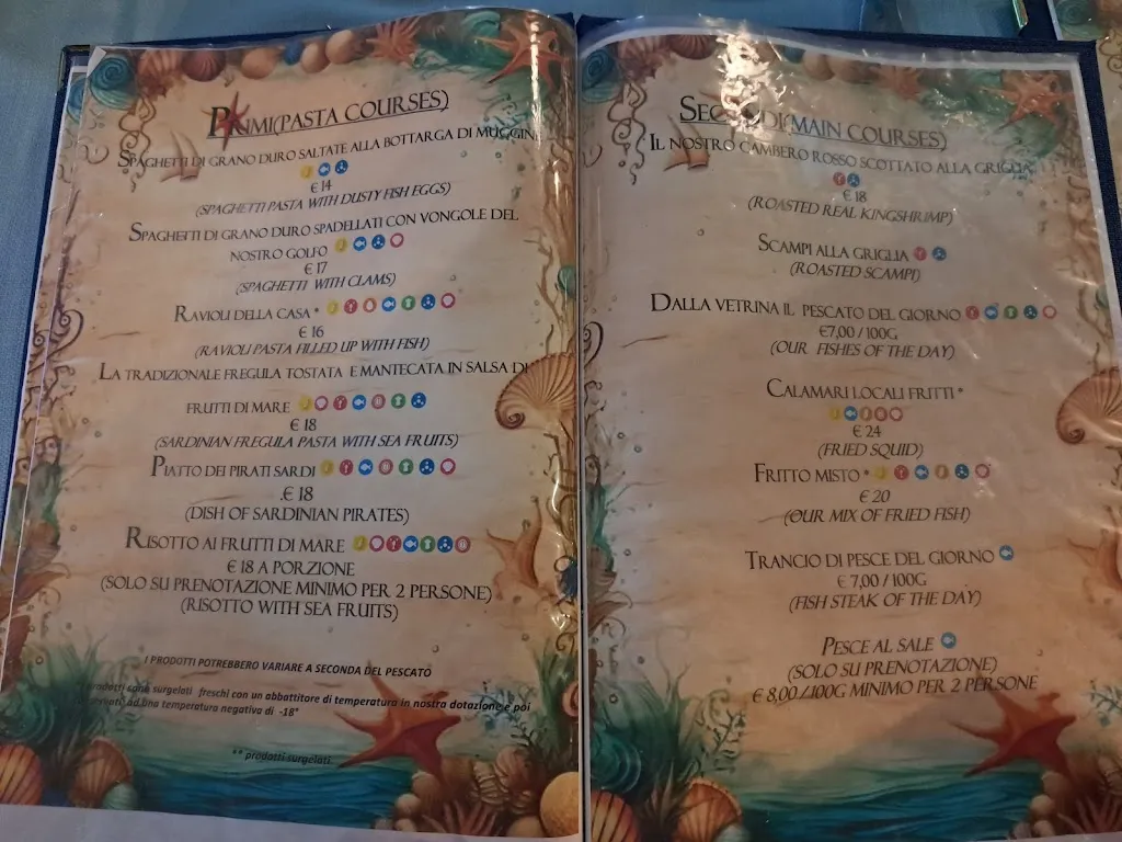 Menu_Ittiturismo I Pirati Sardi_Sant'Anna Arresi_image_2
