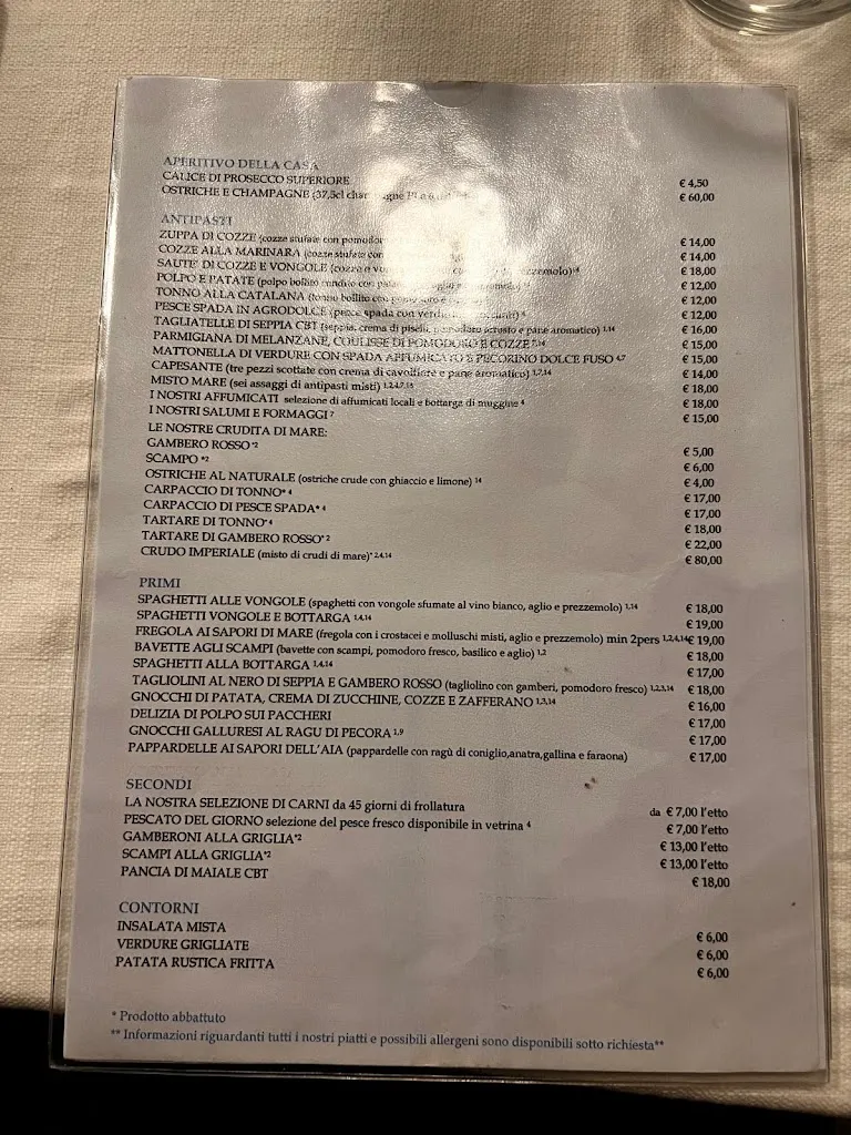 Menu_Gilbert Restaurant_Sant'Anna Arresi_image_1