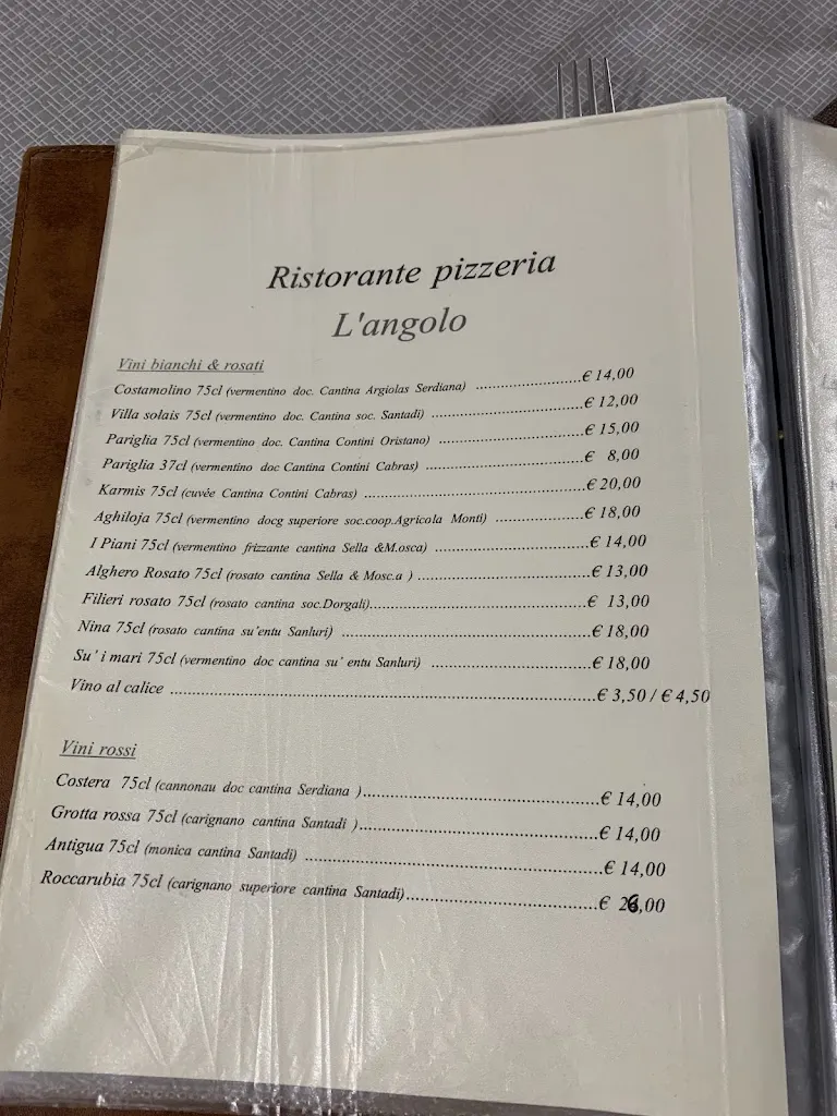 Menu_Pizzeria Ristorante L'Angolo_Sant'Anna Arresi_image_1