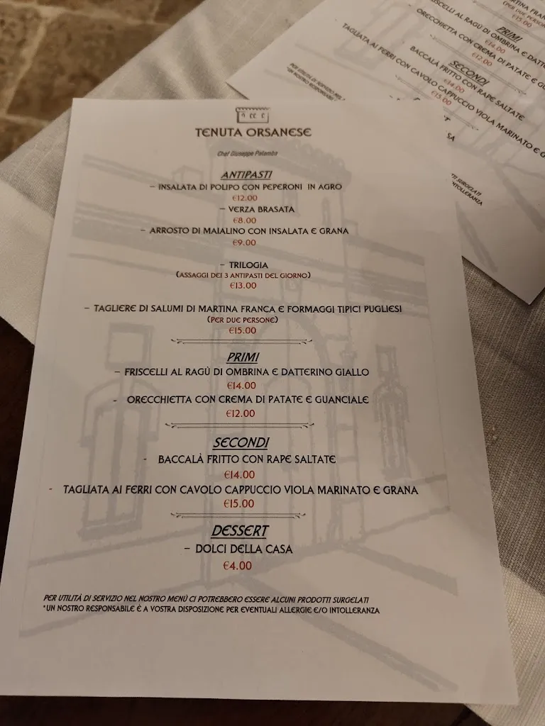Menu_Tenuta Orsanese_Ginosa_image_1